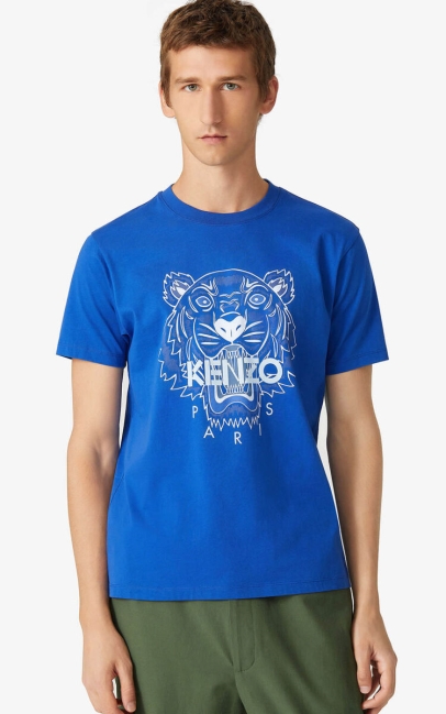 Kenzo Men Tiger T-shirt Royal Blue